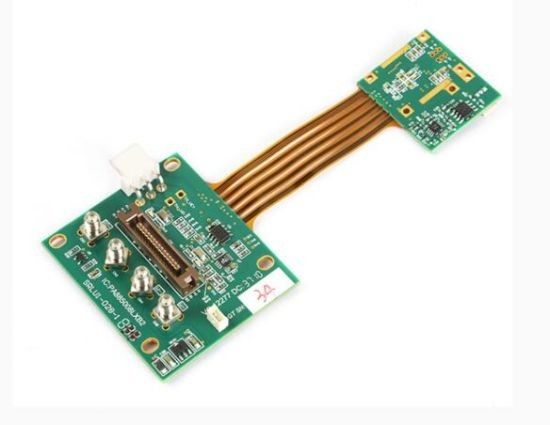1/2 औंस पॉलीमाइड लचीला पीसीबी निर्माण बोर्ड पीआई सामग्री सफेद पीला Soldermask प्रतिरोध