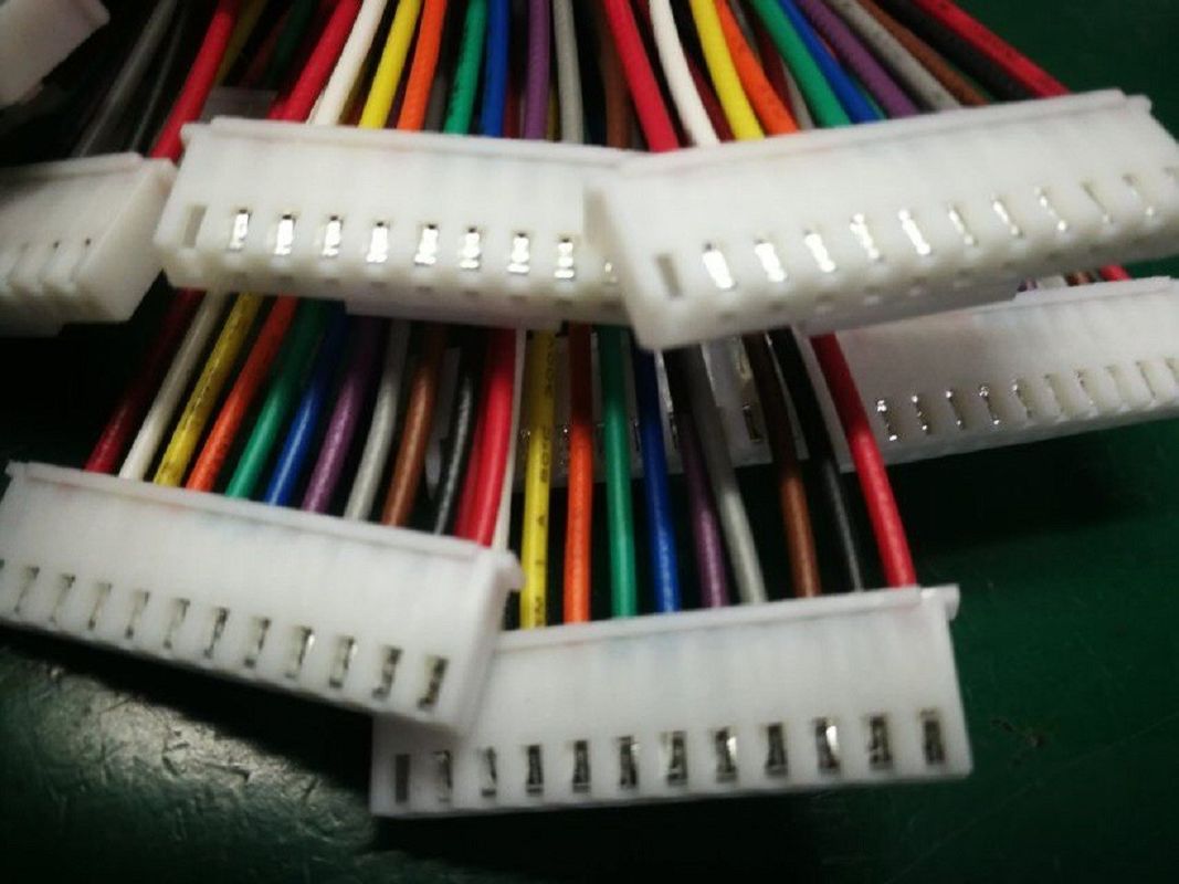 मोलेक्स केबल हार्नेस असेंबली पीवीसी जैकेट लौ retardant 1.2 मिमी पिच कनेक्टर 24AWG