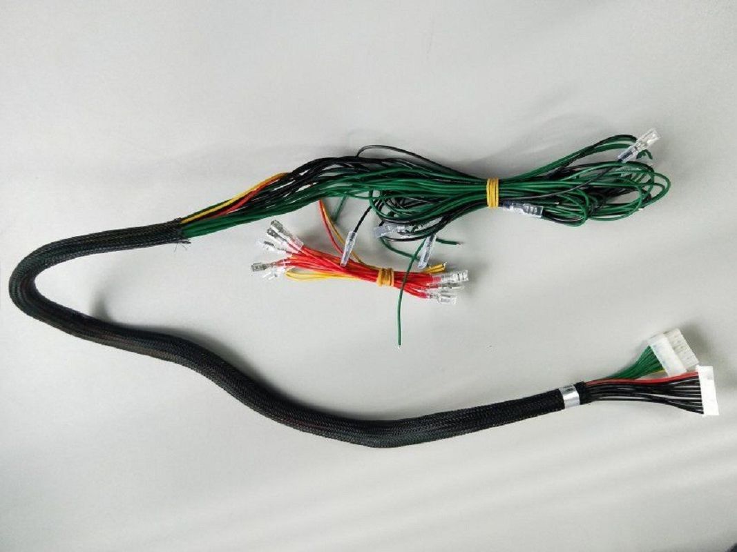 मोलेक्स केबल हार्नेस असेंबली पीवीसी जैकेट लौ retardant 1.2 मिमी पिच कनेक्टर 24AWG