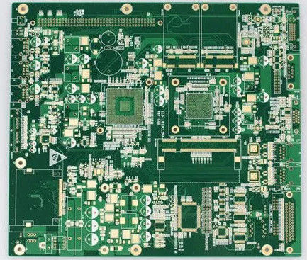 आरसीसी निर्माण सामग्री के लिए विसर्जन गोल्ड पीसीबी असेंबली 0.2mm 8mil Min छेद आकार प्राप्त करें