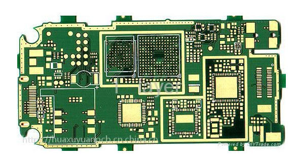 आरसीसी निर्माण सामग्री के लिए विसर्जन गोल्ड पीसीबी असेंबली 0.2mm 8mil Min छेद आकार प्राप्त करें