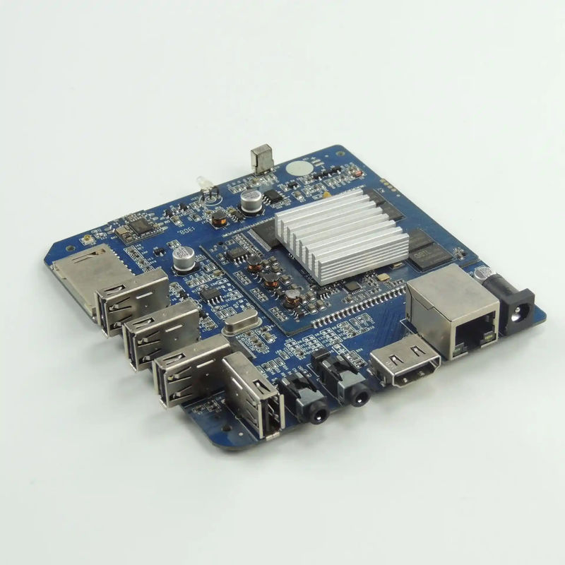 ENIG/OSP/HASL सतह फिनिश 8L PCB असेंबली जिसमें हैलोजन मुक्त बेस मटेरियल और एक्स-रे AOI है