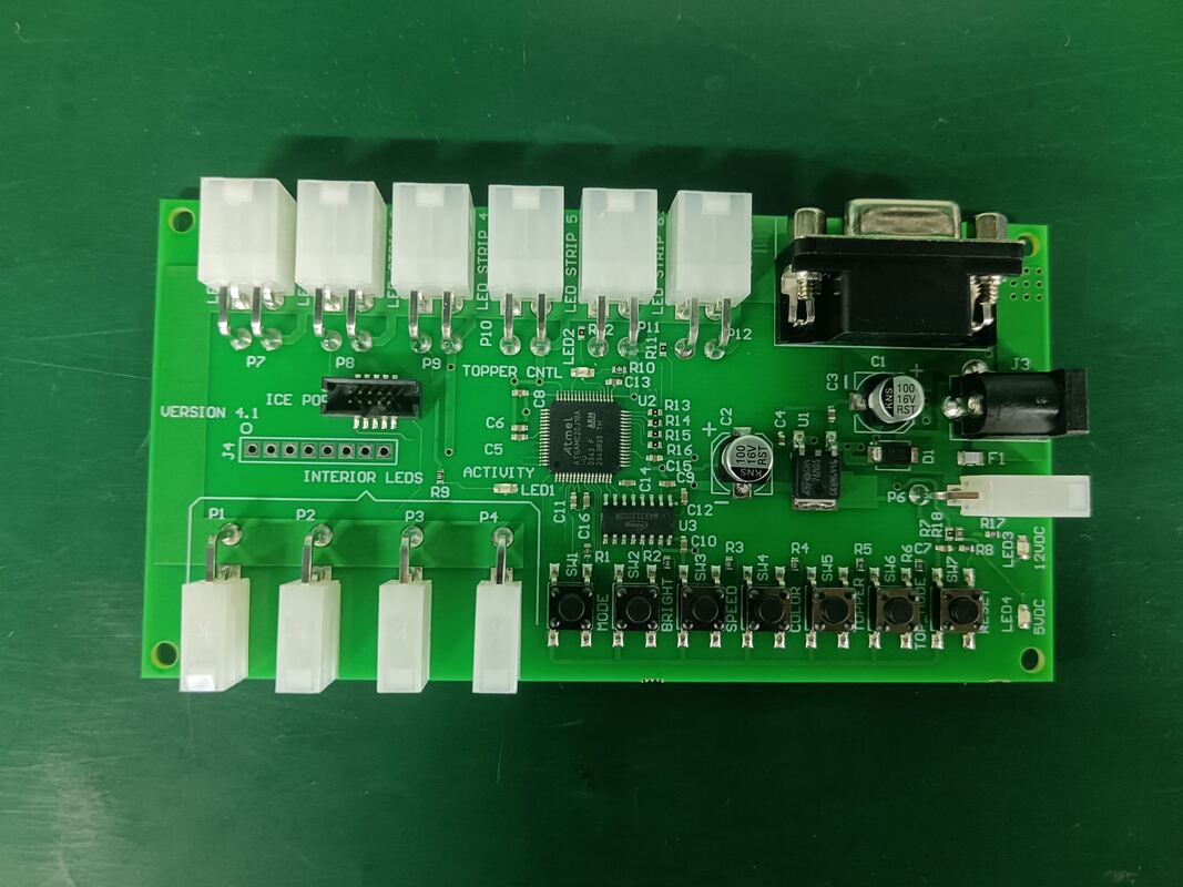 औद्योगिक पीसीबी असेंबली IATF 16949 1L-32L परतों और 0.5OZ-10OZ कॉपर पीसीबीए के साथ प्रमाणित
