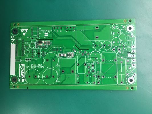 2 लेयर्स 2.4mm हैवी कॉपर 4OZ पीसीबी बेयर बोर्ड पावर प्रोटेक्शन लीड फ्री HASL FR4 के साथ