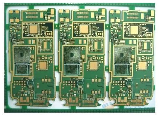 आरसीसी निर्माण सामग्री के लिए विसर्जन गोल्ड पीसीबी असेंबली 0.2mm 8mil Min छेद आकार प्राप्त करें