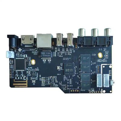 ENIG/OSP/HASL सतह फिनिश 8L PCB असेंबली जिसमें हैलोजन मुक्त बेस मटेरियल और एक्स-रे AOI है